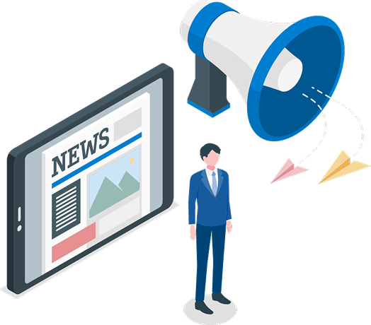 お知らせページ見出しイラスト